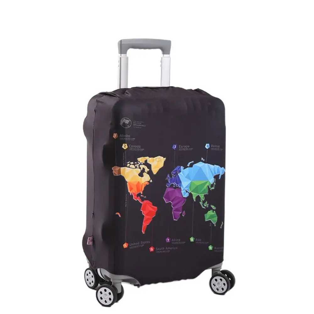 Luggage Cover Stretch Fabric Suitcase Protector Baggage Dust Case Cover Suitable for18-30 Inch Suitcase Case Travel OrganizerXJ240723