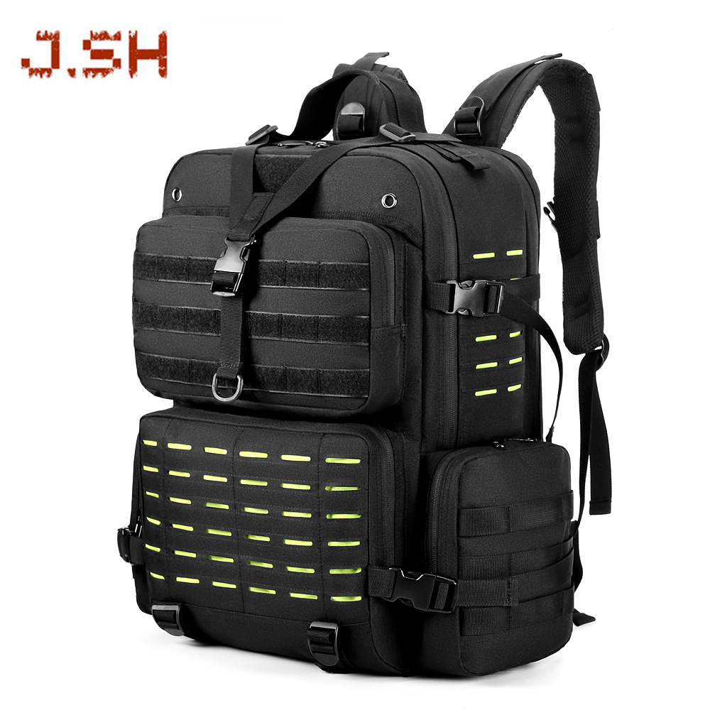 Large capacity camping travel bag Oxford cloth outdoor backpack Army camouflage hiking tactical hiking backpack