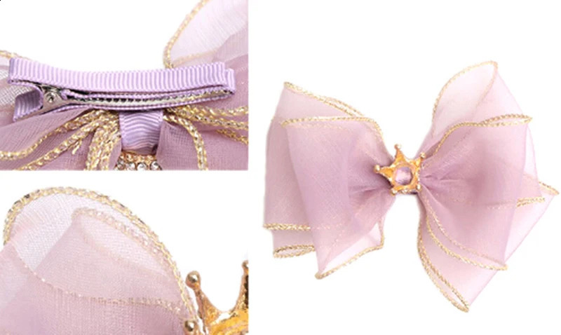 Pet Accessories Three-dimensional Bow Hairpin Crown For All Cats Dog Bow Hairpin Headdress Dog Bows Dog Hair Bows Dog Headdress 240723