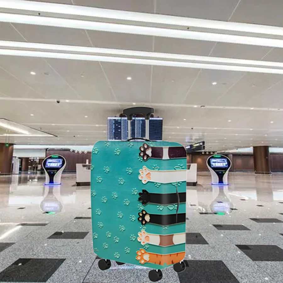 Thickened Ventilate Wear-Resistant Elastic Luggage Protection Cover Trolley Box Dust Covers Travel Cover Travel Box AccessoriesXJ240723