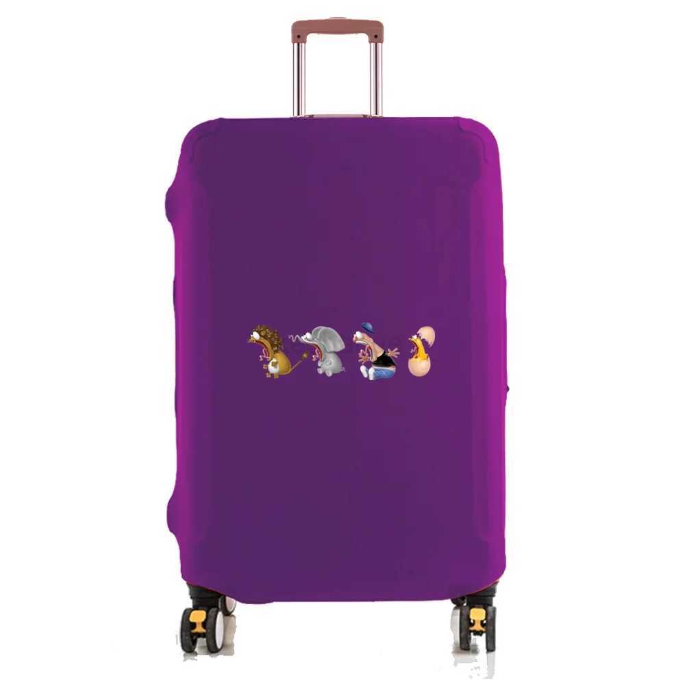 Stretch Luggage Cover 2022 Travel Accessories Cartoon Printed Trolley Suitcase Dust Cover 18-32Protective Travel Bag CoversXJ240723