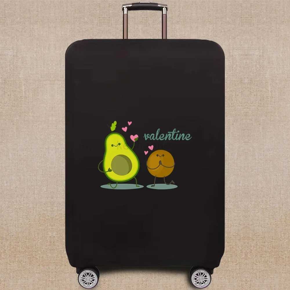 Luggage Protective Cover Travel Suitcase Elastic Suit for 18-32 Inch Suitcase Covers Avocado Printing Series Travel AccessoriesXJ240723