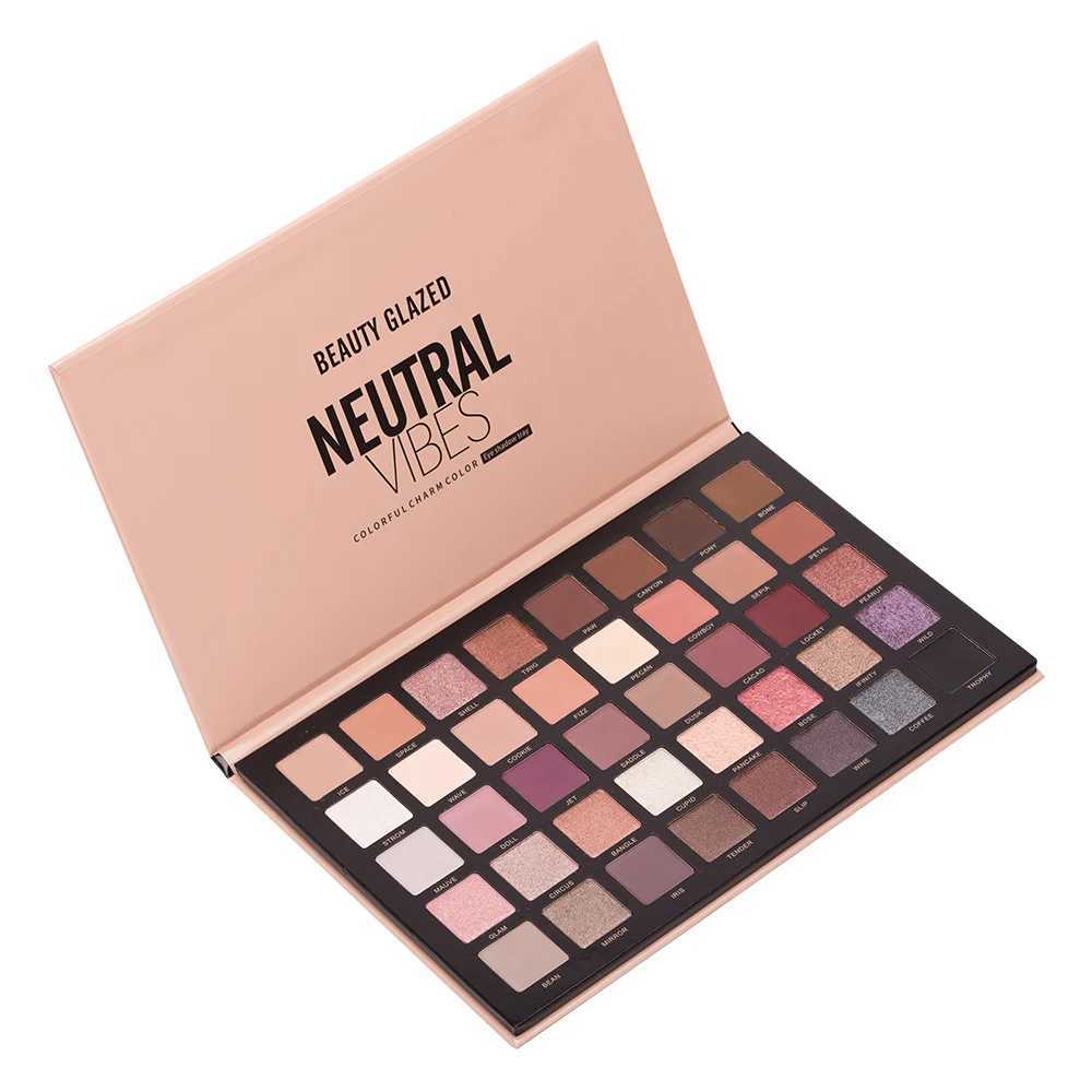 40 Color Eyeshadow Palette Earth Color Smokey Punk Eyeshadow Powder Matte Shimmer Pearly High Pigmented Eye Cosmetics zxx240720