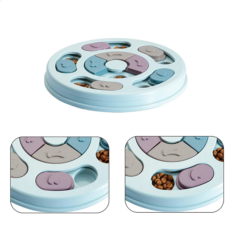 Pet Feeder Dog Educational Toys Increase Puppy Intellectual Food Dispenser Interactive Feeding Slow For Choking Training Bowl