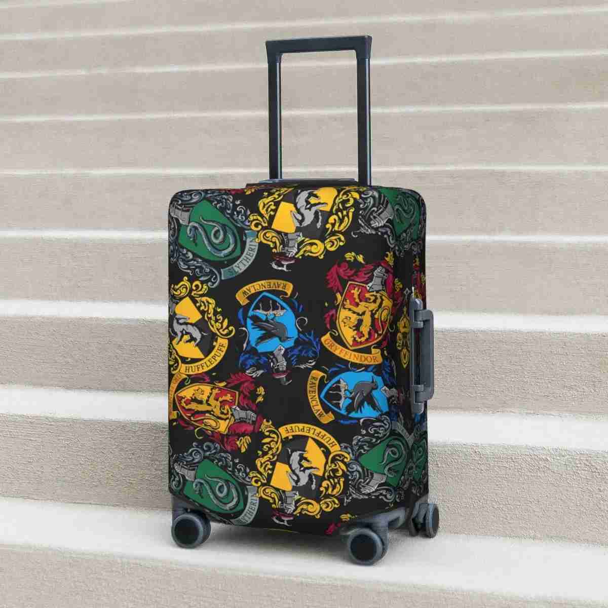 Harrys Movie Suitcase Cover Magical Cartoon Flight Business Strectch Luggage Case ProtectionXJ240723