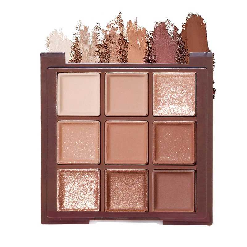 9 Color Charm Female eye shadow Palette Gothic Smoke Personality Matte eye shadow Pigment Makeup Cosmetics Best Girl Friend GiftW240730