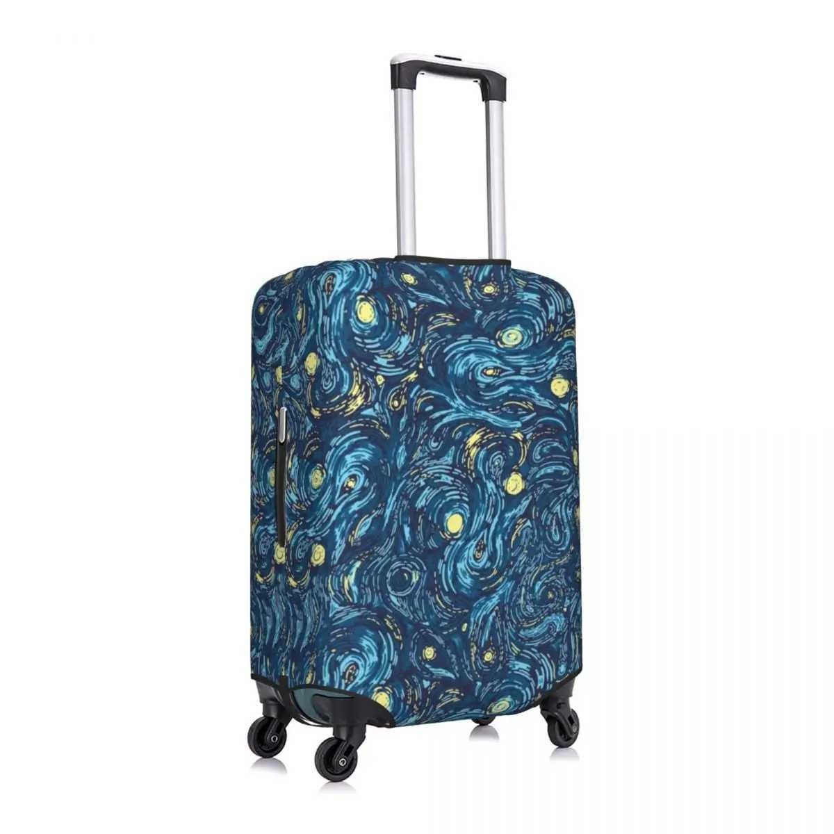 Van Gogh Suitcase Cover Starry Night Fun Cruise Trip Protection Luggage Accesories FlightXJ240723