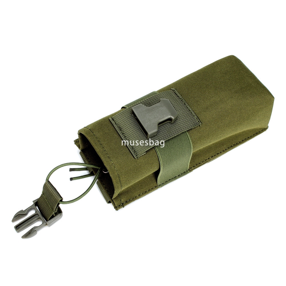 New tactical simulation cs equipment walkie-talkie bag umbrella water bottle storage Army camouflage small hanging bag wholesale