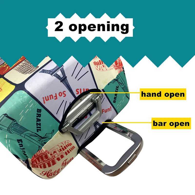 Travel Around World Approved Luggage Cover Protective Suitcase Cover Trolley Case Travel Luggage Dust Cover 18 To 32inch Xt913XJ240723