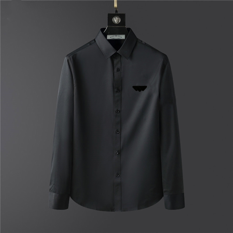 2025 luxury designer Mens Dress Shirts fashion casual business social jacket and cocktail shirt brand Spring Autumn slimming the most fashionable