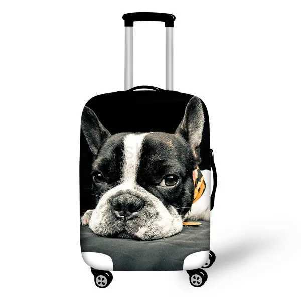 3d Animal Dog Dolphin Cat Horse Print Luggage Covers Waterproof 18-32inch Travel Suitcase Cover Trolley Case CoverXJ240723