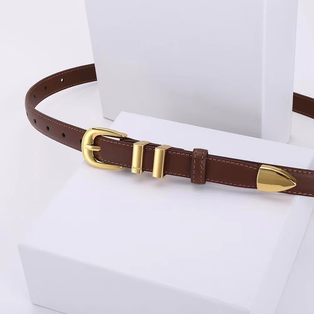 Designer Belt For Women Dermis Versatile Fashionable Minimalist Designer Belt Black Brown Belts Outdoor Street B