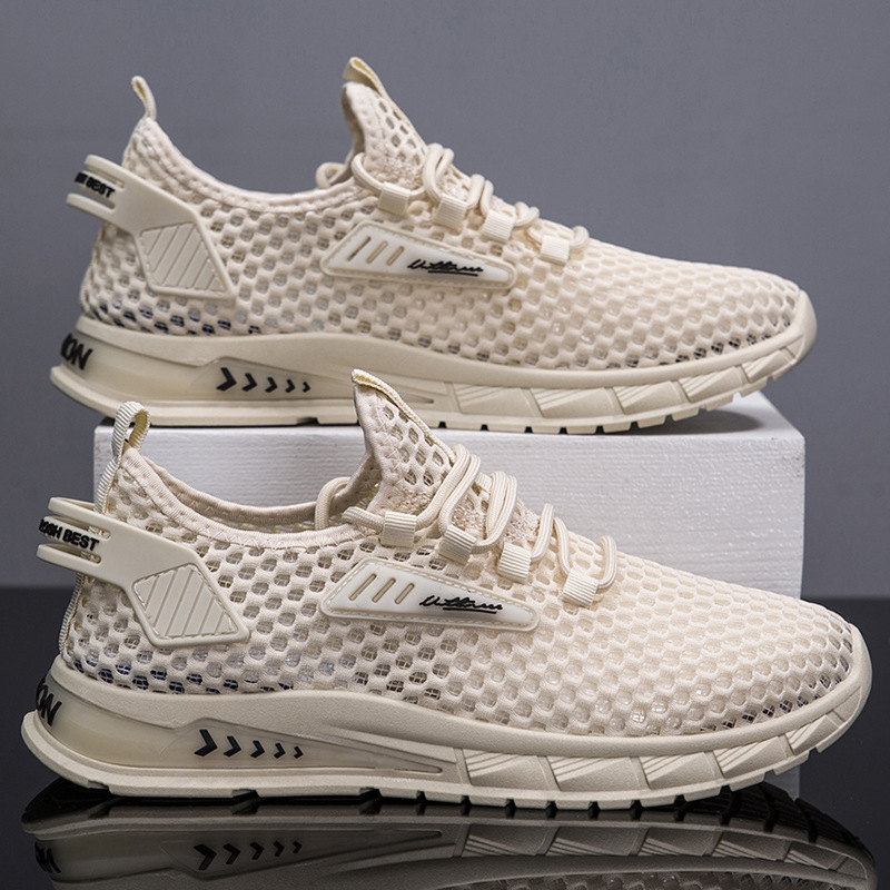 Summer all-purpose men's breathable mesh sports casual large shoes