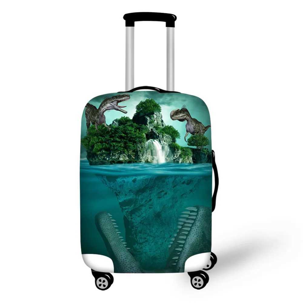 luggage travel suitcase Cover dinosaur Prints luggage Protective Cover Elastic Travel Accessories Trolley Case Cover With ZipperXJ240723