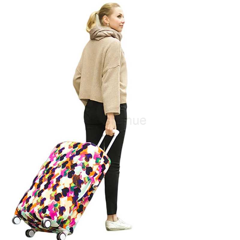 Suitcase Cover Travel On Road Luggage Cover Protective Trolley Case Travel Luggage Dust Cover For 18 To 30inchXJ240723