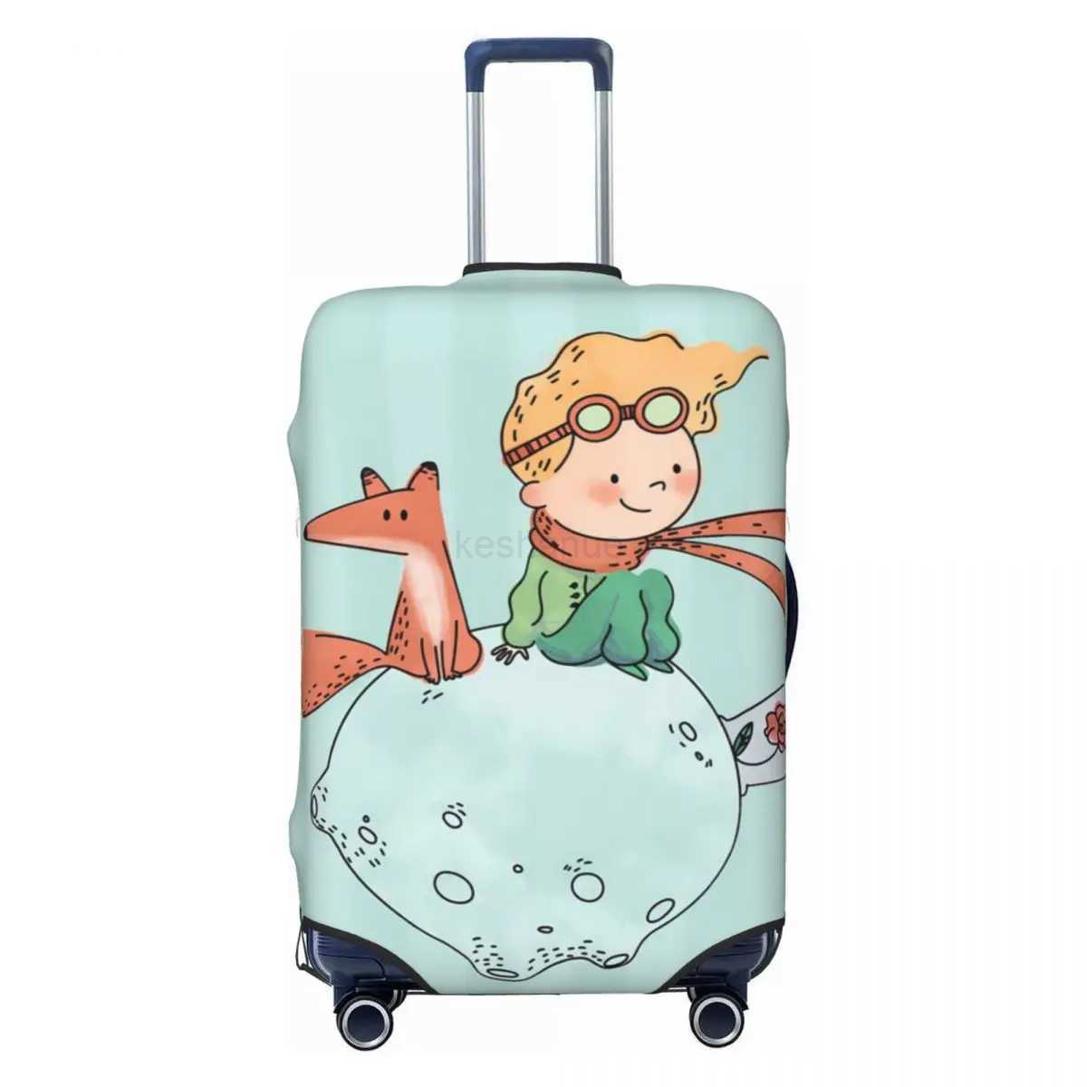 Fairy Tale Suitcase Cover The Little Prince Fox Cruise Trip Vacation Fun Luggage Supplies Protector ChristmasXJ240723