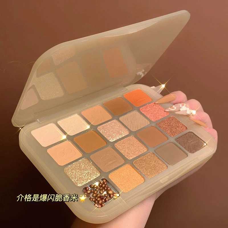 20 colors of eye shadow palette South Korean makeup Rare beautiful girl Cheap and small makeup Daily Christmas gift Original makeupW240730