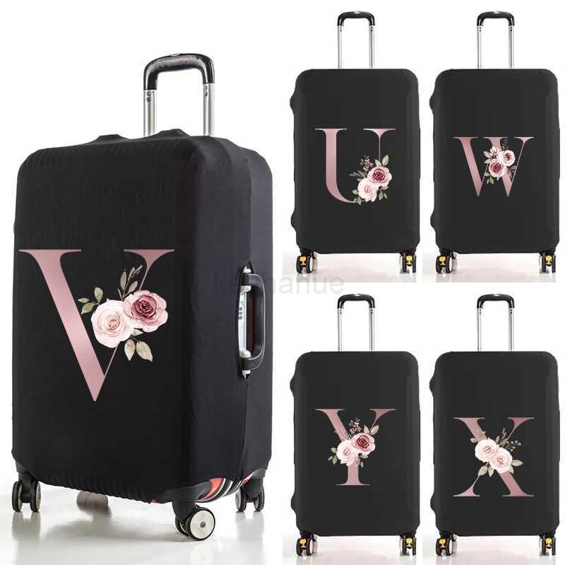 26 Pink Letters Suitcase Cover Protector Dust-proof Scratch Resistant Luggage Cover Apply To 18-32 Suitcase AccessoriesXJ240723