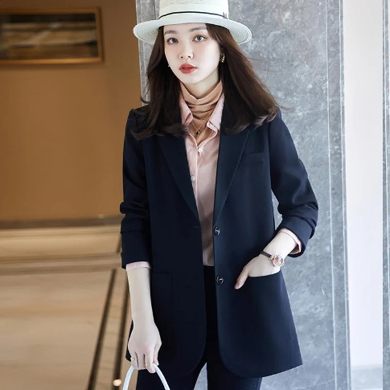Women's Suits Blazers Letter Embroidered Suits Tops for Womens High-End Blazers coat Temperament Elegant Business female clothing slimming traf 2