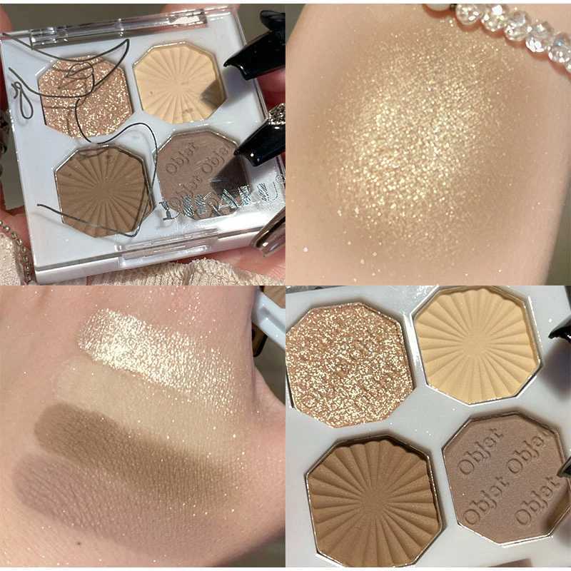 Eye shadow palette Charming female new beauty lovely girl matte high velvet pigment shimmer finish waterproof eye shadow makeupW240730