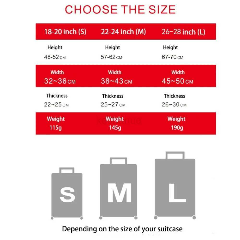 Luggage Covers Protector Travel Luggage Suitcase Protective Cover Stretch Dust Covers For Travel Accessories Luggage SupplyXJ240723