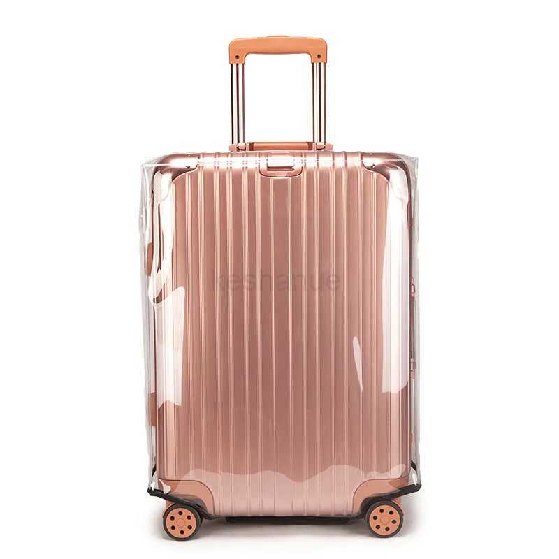 Transparent PVC Luggage Protective Cover Waterproof Suitcase Cover Travel Trolley Case Non-slip/Anti-fall/Scratchproof/DustproofXJ240723