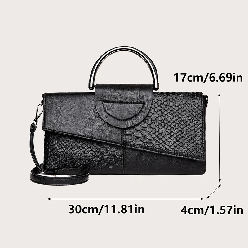 Patterned Handbag Korean Version With Personality And Grandeur Fashionable And Trendy Womens Versatile Handbag 240729