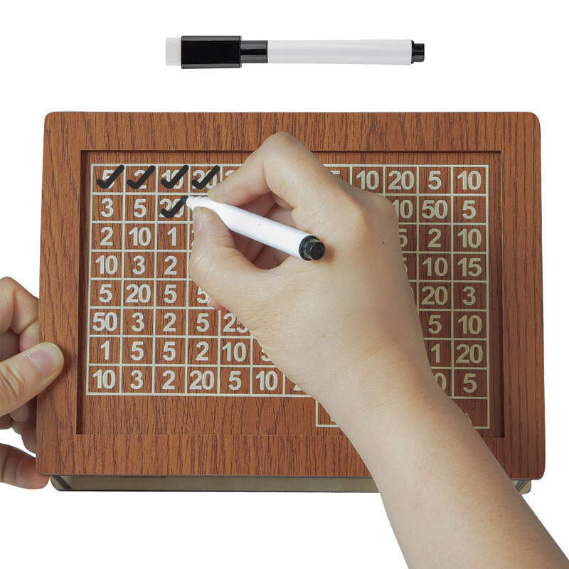 Wooden Reusable Handmade Money Box, Piggy Bank With Goal And Numbers To Check For Helps The Habit Of Saving 0723