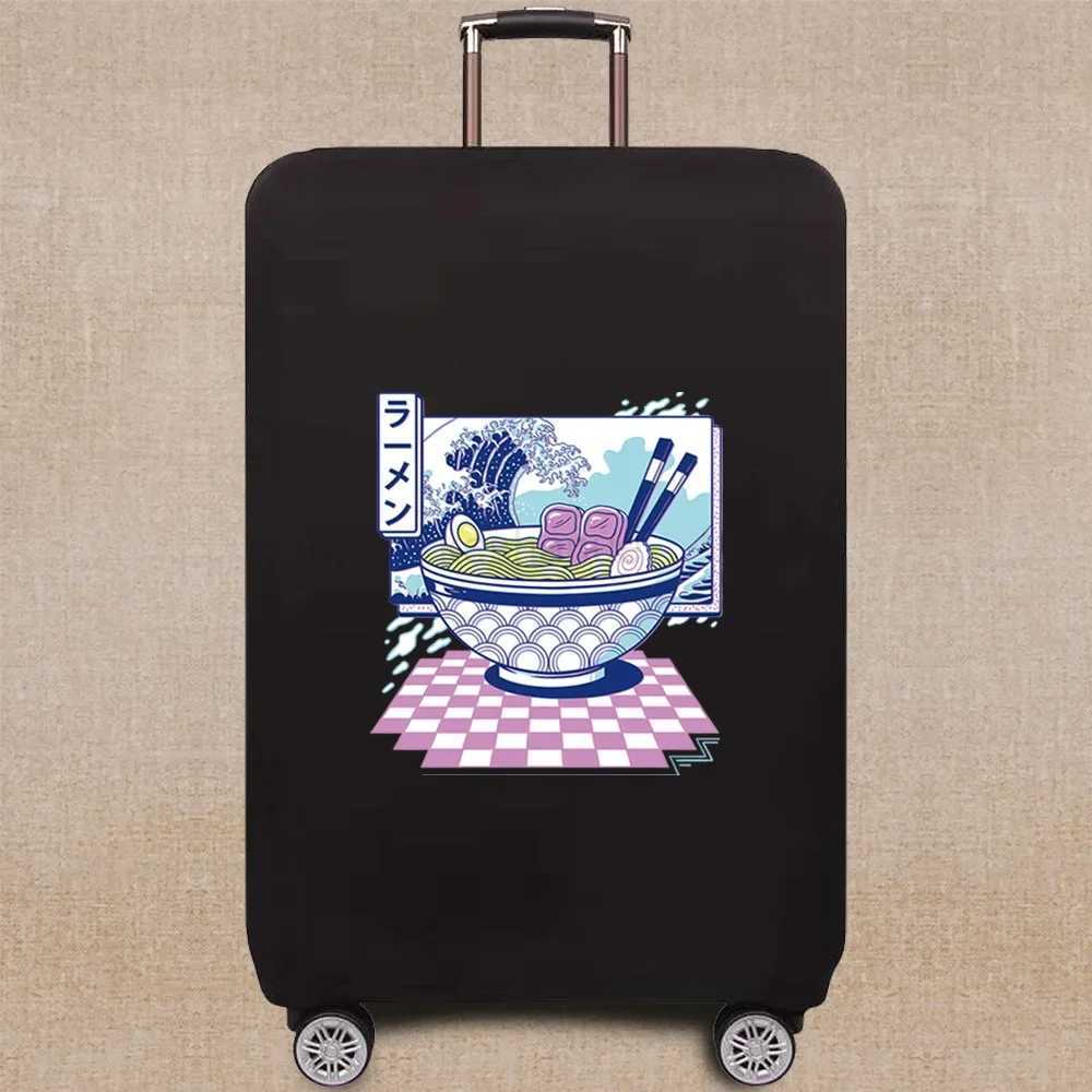 Luggage protective cover Travel Accessories Luggage Case Cover 18-32 Inch Wave Pattern Series Trolley Case Elastic CoverXJ240723