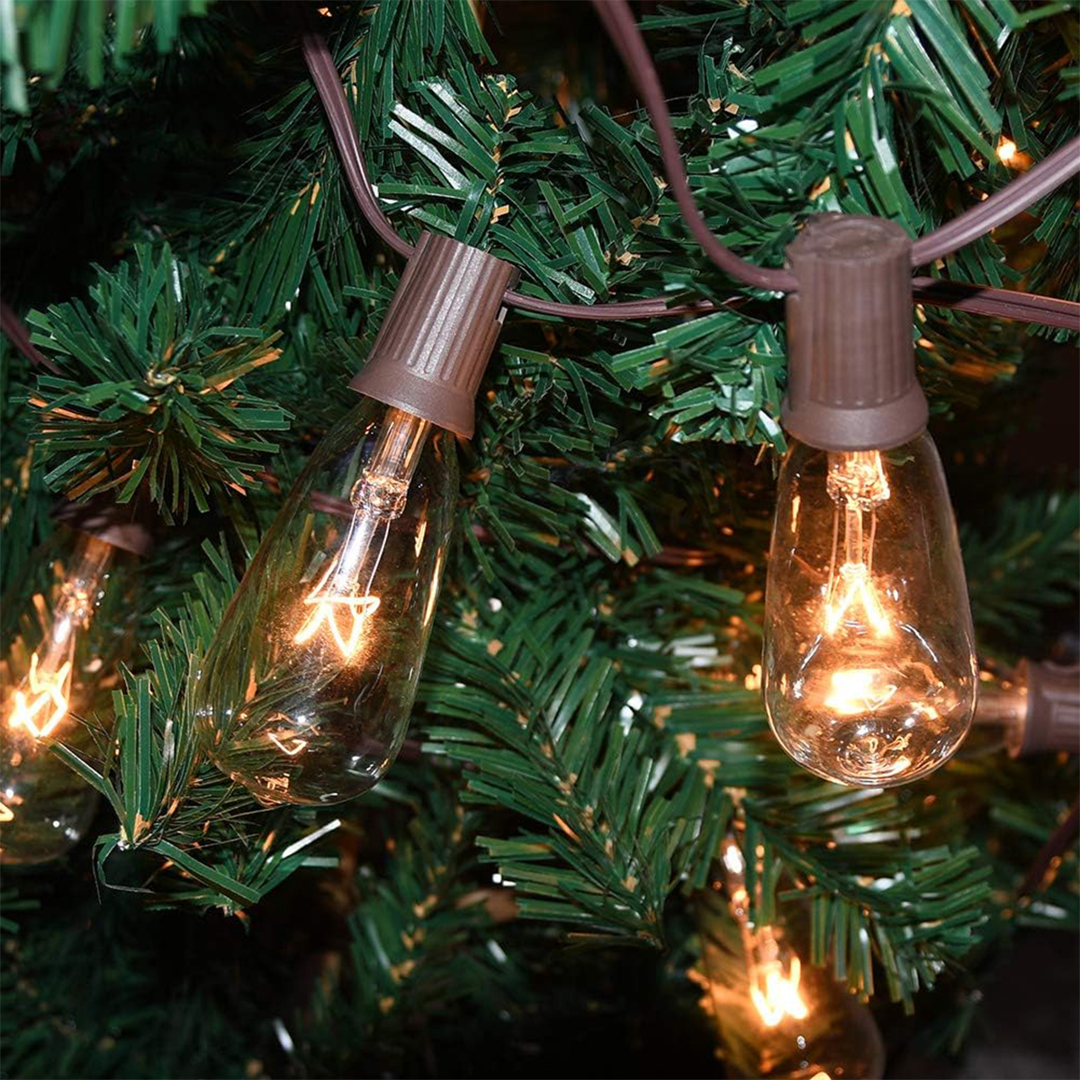 led solar edison long bulb outdoor patio wedding decoration ambient light string