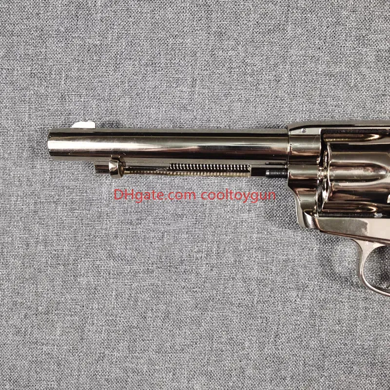 Colt 1873 Single-Action Army Revolver Replica Alloy Toy Gun Blaster Soft Bullet Shell Ejected Gun Pistol for Adults CS Pubg Jedi Look Real Moive Colle