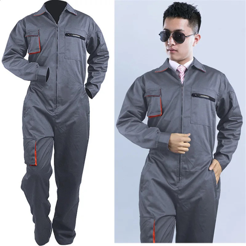 Work Overall Uniform Men Women Working Coveralls Welding Suit Car Repair Workshop Mechanic Plus Size Clothes 240722