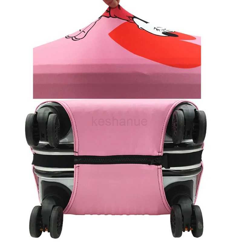 Trolley Suitcase Protective Luggage Cover 3D Cartoon Elastic Luggage Protective Cover19-32 Inch Suitcase Case Travel AccessoriesXJ240723