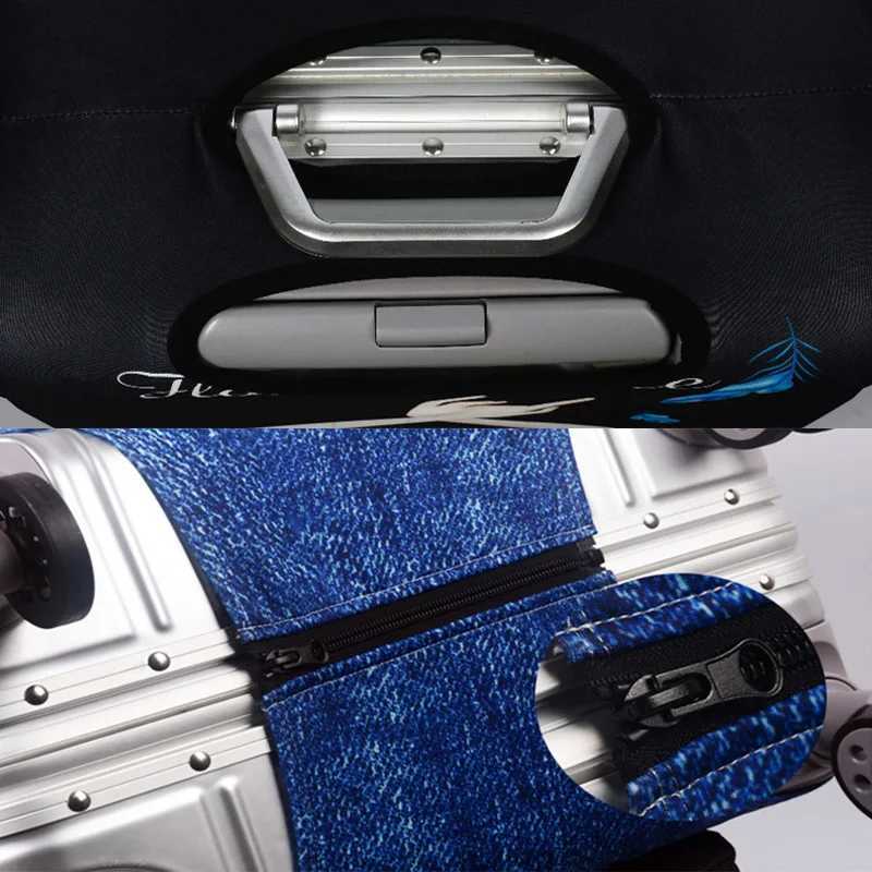 Skull Luggage Protective Cover Travel Accessories 18-32 Inch Suitcases 3D Printed Elasticity Baggage Case Cover Travel GadgetsXJ240723