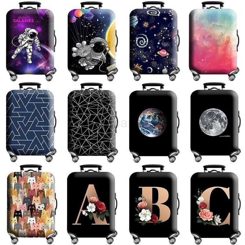 Luggage Cover Stretch Fabric Suitcase Protector Baggage Dust Case Cover Suitable for18-32 Inch Suitcase Case Travel OrganizerXJ240723