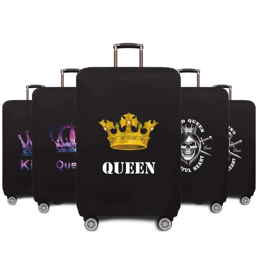 Luggage Protective Cover Suitcase Dust Luggage Protective Cover 18-32 Inch King Pattern Series Elastic Cover Travel AccessoriesXJ240723
