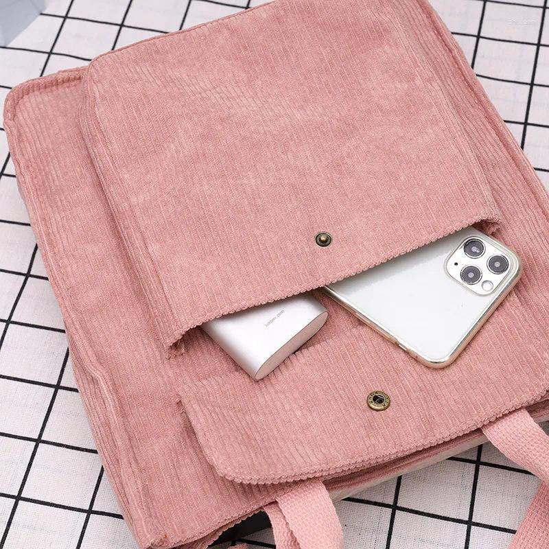 2025 NEW Shoulder Bags Corduroy Tas Voor Vrouwen Shopper Bag Designer Handtas Herfst En Winter Meisjes Student Boeas Vrouwelijke Canvas zhanyishengli