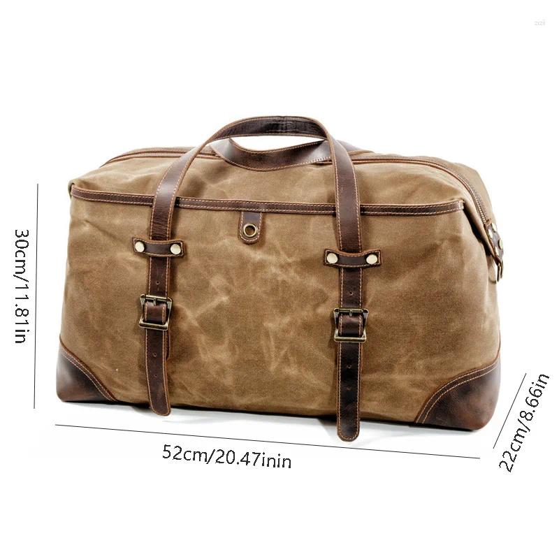 Duffel Bags Outdoor Retro Fiess Bag Men's Travel Portable Sports Leisure Large Capacity Shoulder New Yoga Outdo