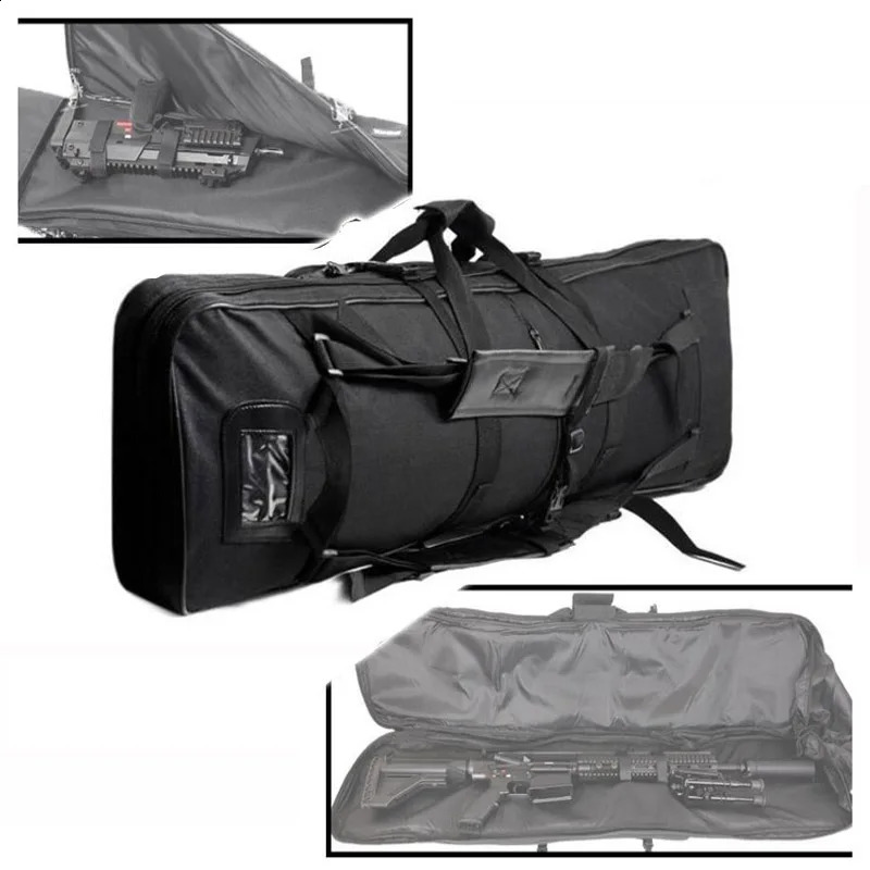 81cm 94cm 115cm Tactical Hunting Bag Army Airsoft Rifle Square Carry With Shoulder Strap Gun Protection Case Nylon Backpack 240716