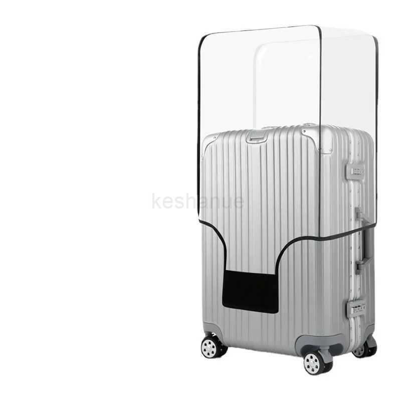 Transparent PVC Luggage Cover Waterproof Trolley Suitcase Dust Cover Dustproof Travel Accessories Travel OrganizerXJ240723
