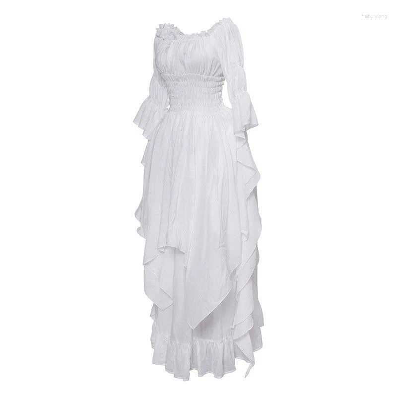 Vintage Gothic Renaissance Black And White Halloween Costume Dress 5Xl Victorian Princess Gown Prom