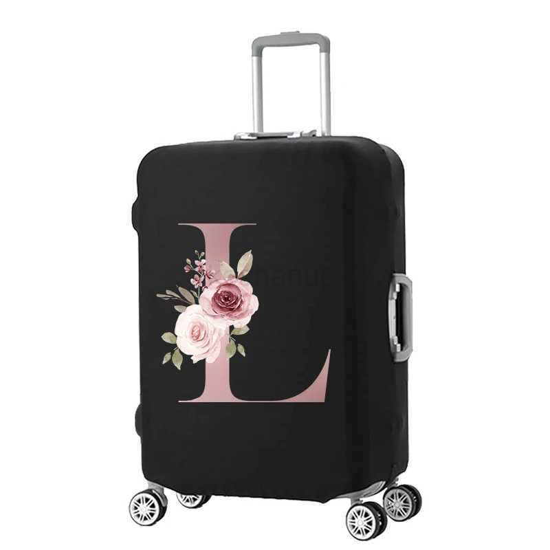 26 Pink Letters Suitcase Cover Protector Dust-proof Scratch Resistant Luggage Cover Apply To 18-32 Suitcase AccessoriesXJ240723
