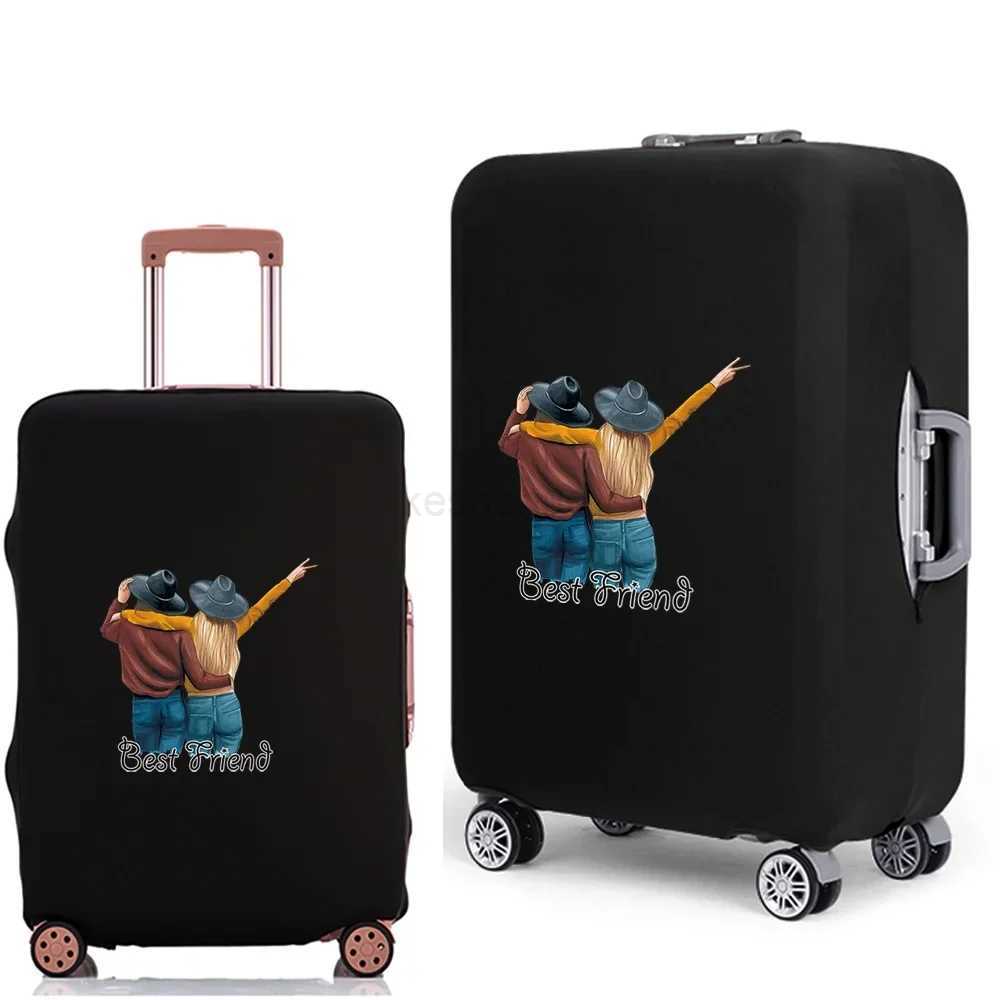 2022 Luggage Cover Thicker Travel Suitcase Protective Case Trunk Case Apply Elastic Dust Cases for 18 To 32 Travel AccessoriesXJ240723