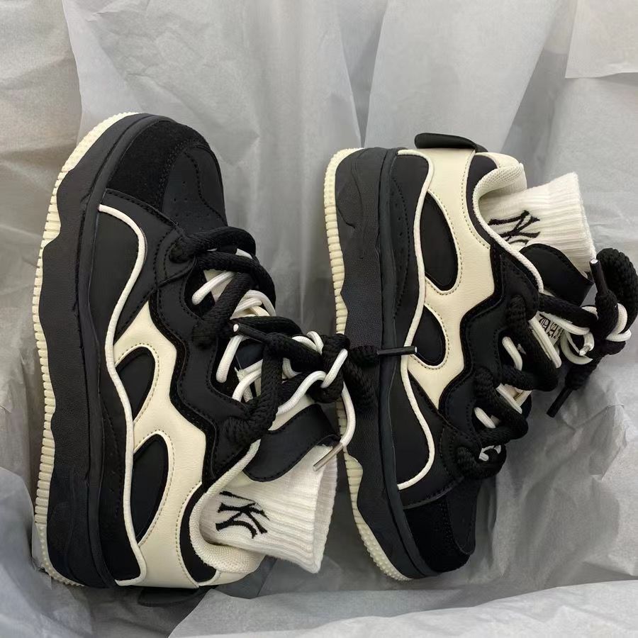 Men's and women's retro lightweight sports skateboard shoes