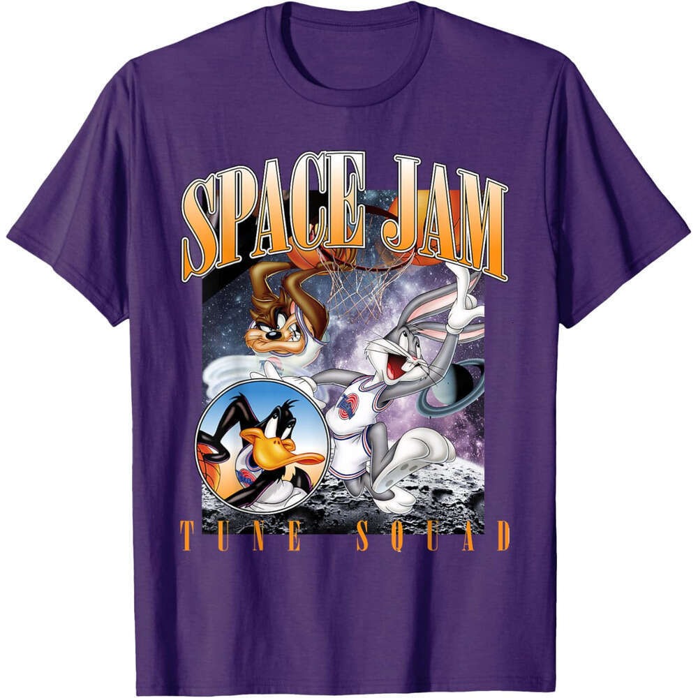 25ss T shirt shirts for men women Tees Space Jam Tune Squad Vintage T-Shirt tops summer clothes short tshirt Free shipping