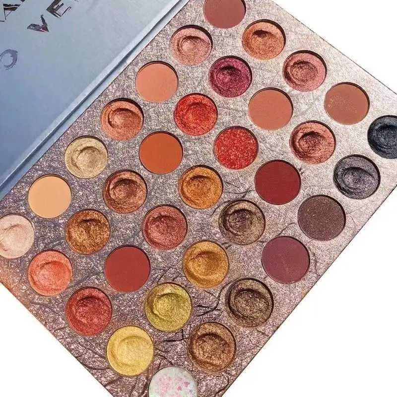 9/18/35 Colors Eyeshadow Palette With Makeup Mirror Pearlescent Matte Glitter Shimmer Pigment Nude For Lasting Eye Shadow W250520