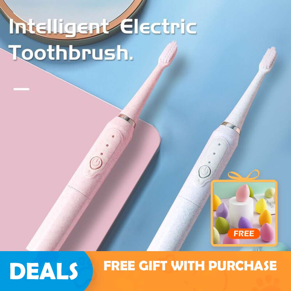 Cross-Border Jianpai Sonic Electric Toothbrush for Men and Women Adult Non-Rechargeable Soft Fur Full-Automatic Waterproof Coupl F618-15