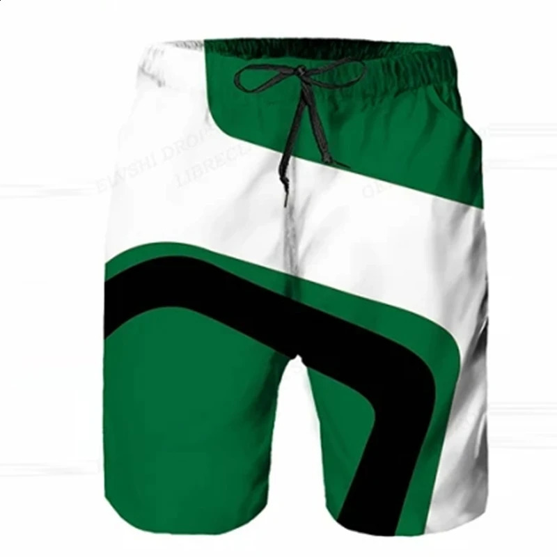 Minimalist printed summer mens shorts quick dry swimming motorcycle racing outdoor casual beach trend style 240724
