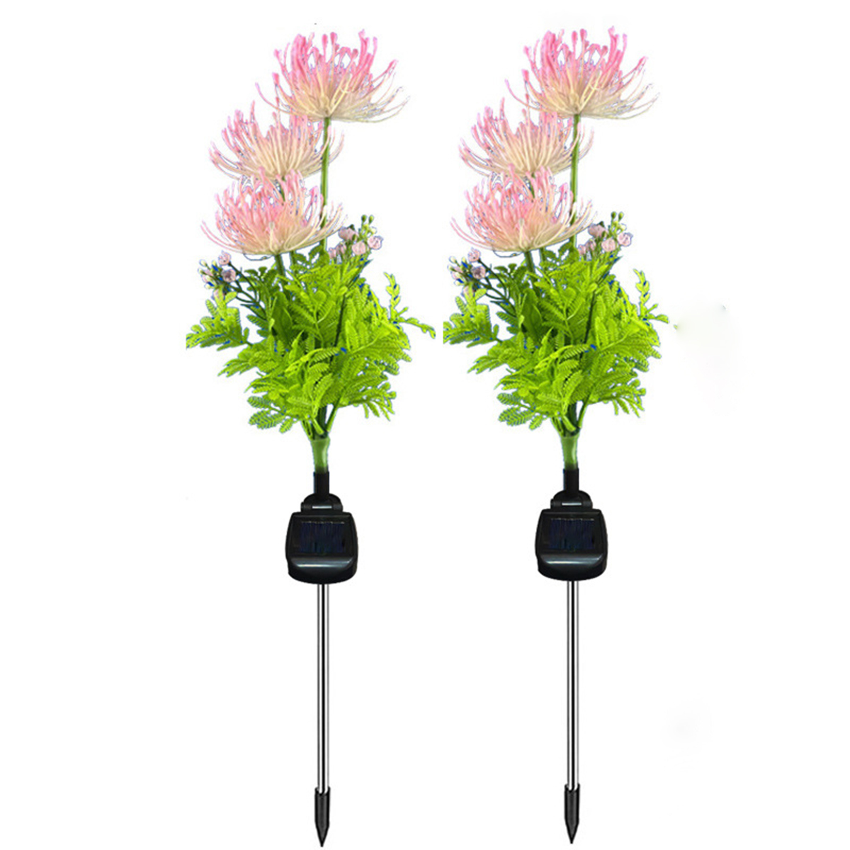 Solar Pisan flower new countryside plant flower light ground plug outdoor garden plug ground light led lawn light
