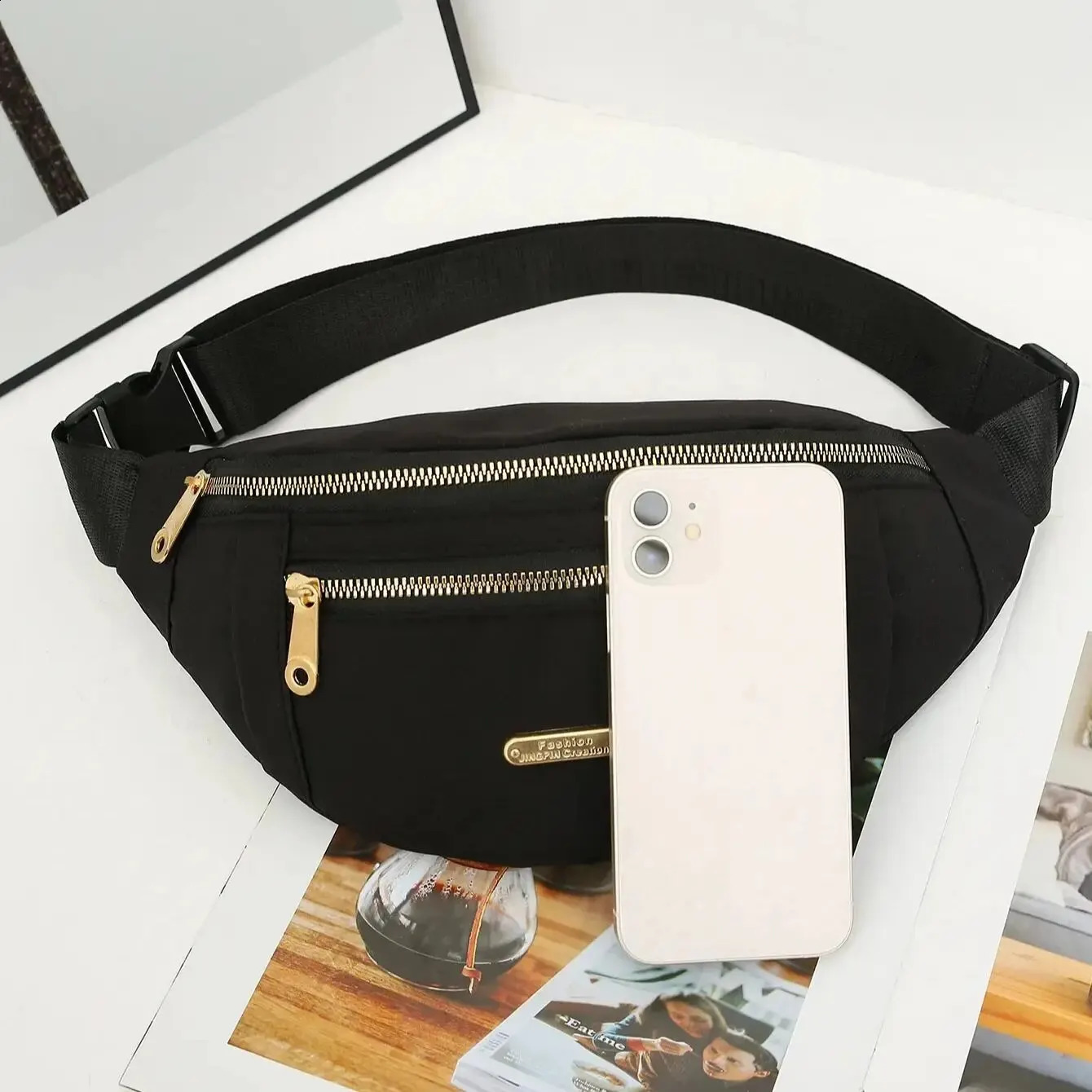 Fanny Packs Waist Pack for Women Waterproof Waist Bag with Adjustable Strap for Travel Sports Running 240723